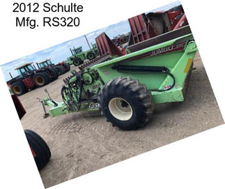 2012 Schulte Mfg. RS320