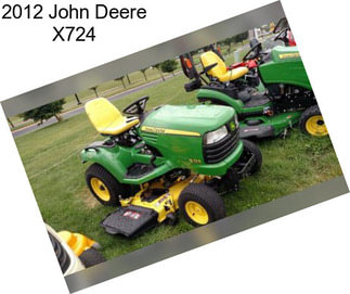 2012 John Deere X724