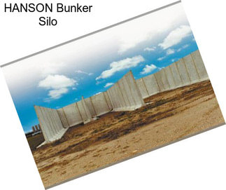 HANSON Bunker Silo