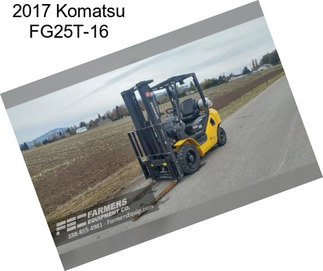 2017 Komatsu FG25T-16