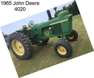 1965 John Deere 4020