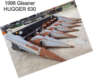 1998 Gleaner HUGGER 630