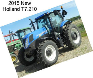 2015 New Holland T7.210