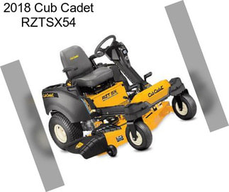 2018 Cub Cadet RZTSX54