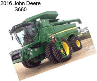 2016 John Deere S660