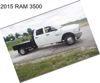 2015 RAM 3500