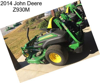 2014 John Deere Z930M