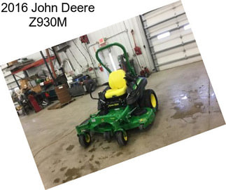 2016 John Deere Z930M