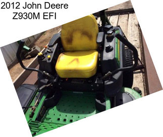 2012 John Deere Z930M EFI