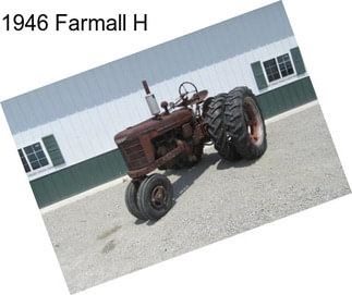 1946 Farmall H