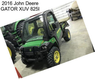 2016 John Deere GATOR XUV 825I