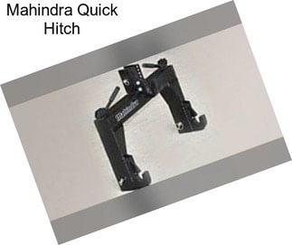 Mahindra Quick Hitch