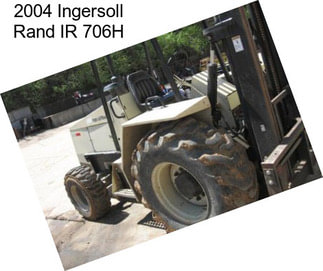 2004 Ingersoll Rand IR 706H