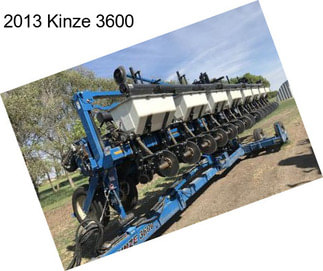 2013 Kinze 3600