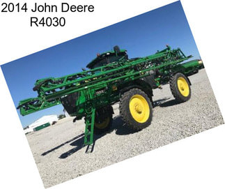 2014 John Deere R4030