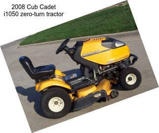 2008 Cub Cadet i1050 zero-turn tractor