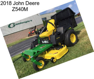 2018 John Deere Z540M