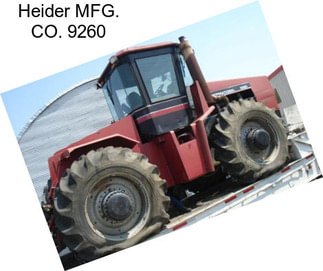 Heider MFG. CO. 9260