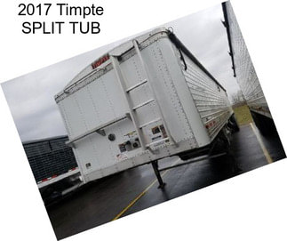 2017 Timpte SPLIT TUB