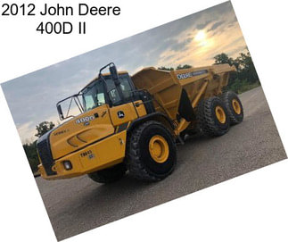 2012 John Deere 400D II