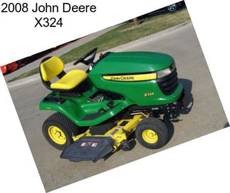 2008 John Deere X324