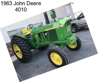 1963 John Deere 4010