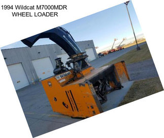 1994 Wildcat M7000MDR  WHEEL LOADER