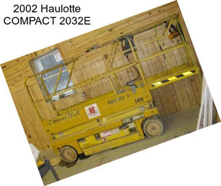 2002 Haulotte COMPACT 2032E