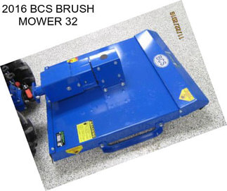 2016 BCS BRUSH MOWER 32\