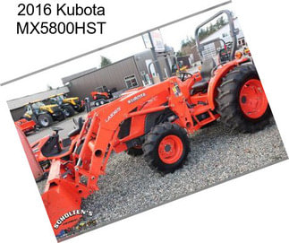 2016 Kubota MX5800HST