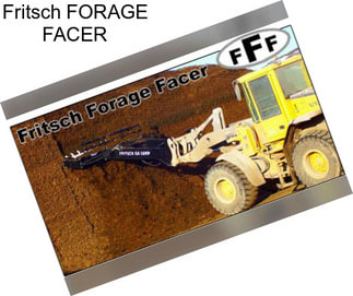 Fritsch FORAGE FACER