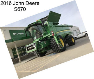 2016 John Deere S670