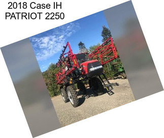 2018 Case IH PATRIOT 2250