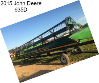 2015 John Deere 635D