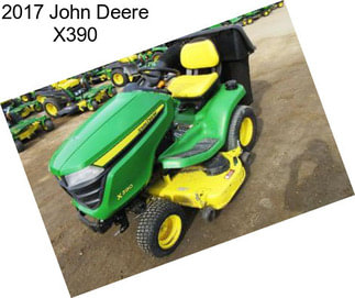 2017 John Deere X390