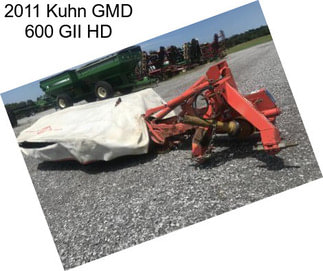 2011 Kuhn GMD 600 GII HD