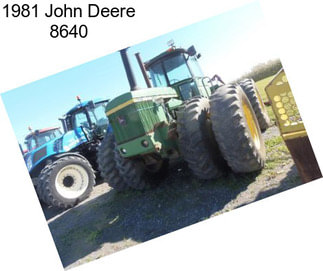 1981 John Deere 8640