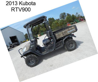 2013 Kubota RTV900