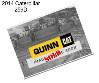 2014 Caterpillar 259D