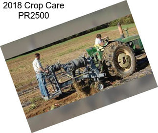 2018 Crop Care PR2500