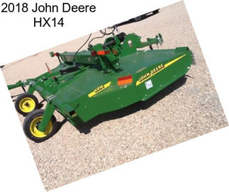 2018 John Deere HX14