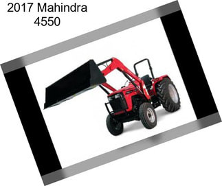 2017 Mahindra 4550