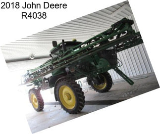 2018 John Deere R4038