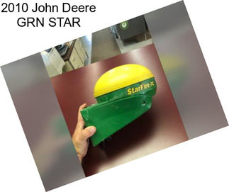 2010 John Deere GRN STAR