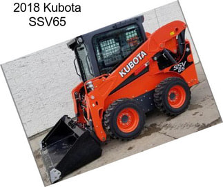 2018 Kubota SSV65