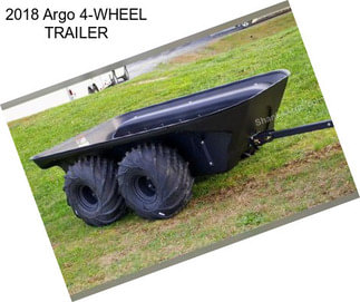 2018 Argo 4-WHEEL TRAILER