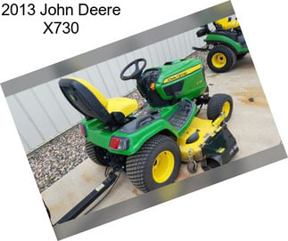 2013 John Deere X730