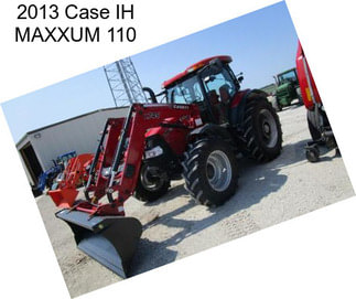 2013 Case IH MAXXUM 110