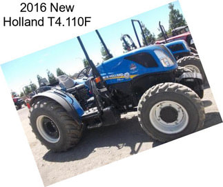 2016 New Holland T4.110F