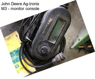 John Deere Ag-tronix M3 - monitor console